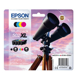 Pack N°502XL BK 9.2ml CMY 3x 6.4ml pour EPSON XP 5150