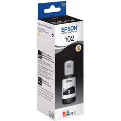 Bouteille d'ink black n°102 pigmented 127 ml for EPSON ECOTANK ET 15000