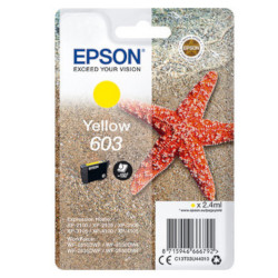 Cartouche N°603 d'encre jaune 2.4ml pour EPSON XP 2100