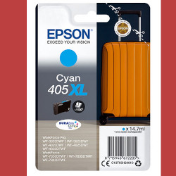 Cartouche n°405XL d'encre cyan 1100 pages pour EPSON WF 3820