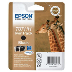 Pack of 2 cartridges black 2 x 11.1 ml for EPSON Stylus SX 510