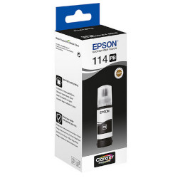 Bouteille n°114 d'ink black photo 70ml for EPSON ECOTANK ET 8500