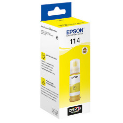 Bouteille n°114 d'encre jaune 70ml pour EPSON ECOTANK ET 8500