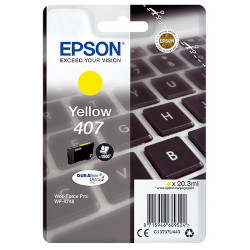 Cartridge n°407 d'ink yellow 1900 pages for EPSON WF 4745