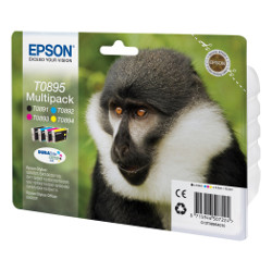Pack singe 4 colors K/C/M/Y black 1x5.8ml Cl 3x3.5ml for EPSON Stylus SX 110