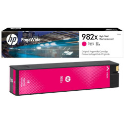 Cartouche N°982X jet d'encre magenta 16.000 pages pour HP PageWide PRO Color MFP 780
