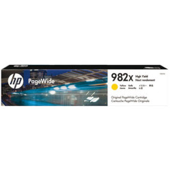 Cartouche N°982X jet d'encre jaune 16.000 pages pour HP PageWide PRO Color MFP 780