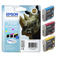 Pack inkjet 3 colors C/M/Y 3 x 11.1 ml for EPSON Stylus SX 515