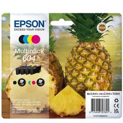 Pack cartridges n°604 black 150 pages and colors 3 x 130 pages for EPSON WF 2935