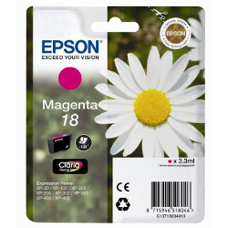 Cartridge N°18 inkjet magenta 3.3 ml 180 pages for EPSON XP 322