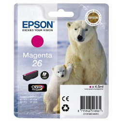 Cartridge N°26 inkjet magenta 300 pages for EPSON XP 700