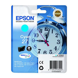 Cartridge N°27 inkjet cyan 300 pages  for EPSON WF 7210