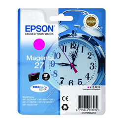 Cartridge N°27 inkjet magenta 300 pages for EPSON WF 7210