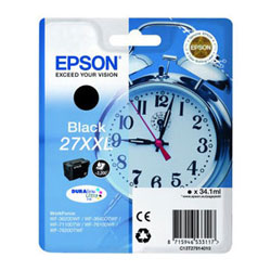 Cartridge N°27XXL inkjet black 2200 pages  for EPSON WF 7210