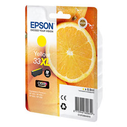 Cartouche N°33XL jet d'encre jaune 8.9ml pour EPSON XP 640