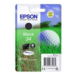 Cartridge N°34 inkjet black 6.1ml 350 pages C13T34614010 for EPSON WF 3725