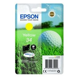 Cartridge N°34 inkjet yellow 4.2ml 300 pages C13T34644010 for EPSON WF 3720