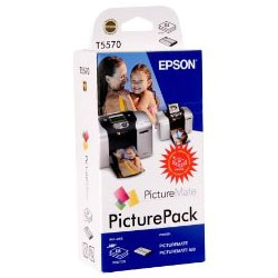 Picture Pack cartouche 6 couleurs 50 ml & kit papier photo 135f. pour EPSON PictureMate