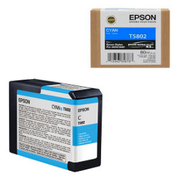 Cartouche Jet d'encre cyan 80ml pour EPSON Stylus Pro 3880