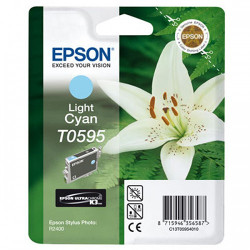 Cyan cartridge clair 520 pages for EPSON Stylus Photo R 2400