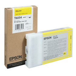 Yellow cartridge 220 ml nouv réf T6034 for EPSON Stylus Pro 7880