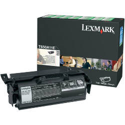 Cartouche toner noir 7000 pages pour IBM-LEXMARK T 654