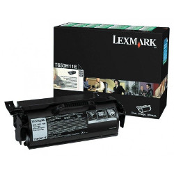 Black toner cartridge 25000 pages for IBM-LEXMARK T 654