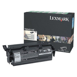 Cartouche toner noir 36000 pages pour IBM-LEXMARK T 652