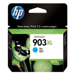 Cartouche N°903XL jet d'encre cyan 825 pages pour HP Officejet 6950