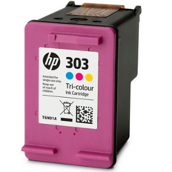 Cartouche N°303 couleurs 165 pages pour HP Envy Photo 6234