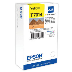 Cartouche jet d'encre jaune T7014 XXL 3400 pages pour EPSON WP 4535