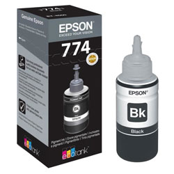 Bouteille 774 refill d'ink black pigmenté 140ml for EPSON ECOTANK ET 4550