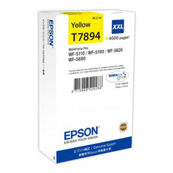 Ink cartridge yellow 4000 pages XXL for EPSON WF 5110