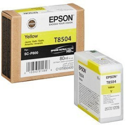 Cartouche d'encre jaune 80ml pour EPSON SURECOLOR P 800