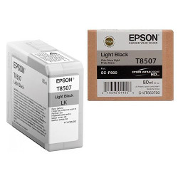 Black ink cartridge claire 80ml for EPSON SURECOLOR P 800