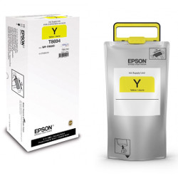 Recharge d'encre jaune 735.2ml 75.000 pages pour EPSON WF R 8590