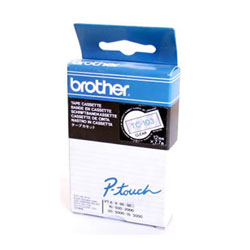 Ruban laminé bleu sur transparent 12mmx7.7m pour BROTHER P-Touch 3000