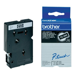 Ruban laminé noir sur blanc 9mm x 7.7m pour BROTHER P-Touch 5000