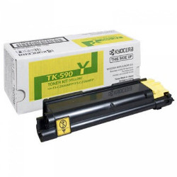 Toner jaune 5000 pages pour KYOCERA FS C2126 MFP