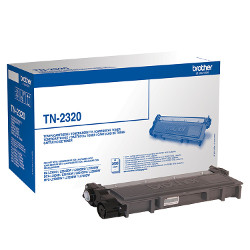 Cartouche toner noir HC 2600 pages TN-2320 pour BROTHER DCP L2500