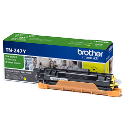 Cartouche toner jaune 2300 pages TN-247Y pour BROTHER DCP L3550