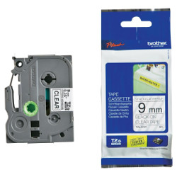 Ribbon laminé black sur clair 9mm for BROTHER P-Touch 1750