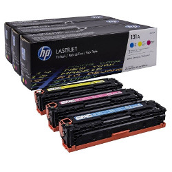 Pack N°131A 3 colors 1800 pages for HP Laserjet Pro 200 Color M276