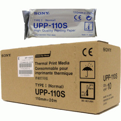 Box of 10 papiers thermique 110mm x 20M for SONY UP D890