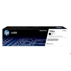 Cartouche N°106A toner noir 1000 pages pour HP Laser 107w