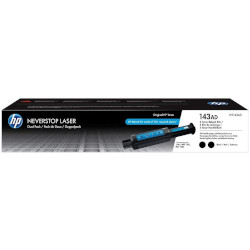 Kit de 2 refills N°143A 2x 2500 pages for HP Neverstop 1201N