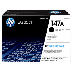 Cartouche N°147A noir 10.500 pages pour HP Laserjet MFP M 636