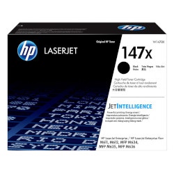 Cartouche N°147X noir 25.200 pages pour HP Laserjet M 612