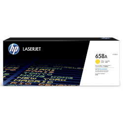 Cartouche N°658A toner jaune 6000 pages pour HP Color Laserjet MFP M751