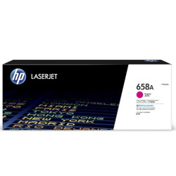 Cartouche N°658A toner magenta 6000 pages pour HP Color Laserjet MFP M751